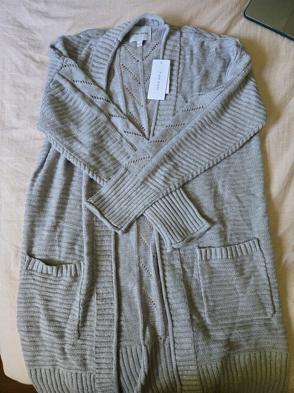 Pink Rose Cardigan